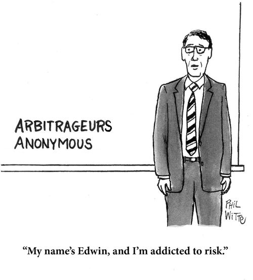 "My name's Edwin, and I'm addicted to risk."
