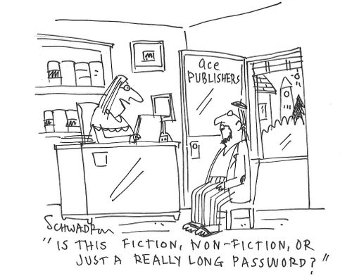 "Is this fiction, non fiction, or just a really long password?"