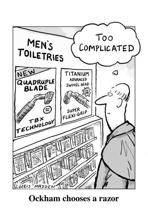 Ockham chooses a razor