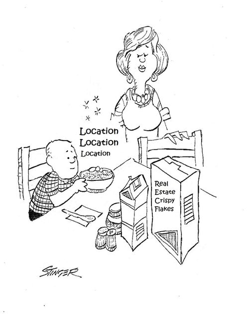 Real Estate Crispy Flakes: Location/Location/ Location