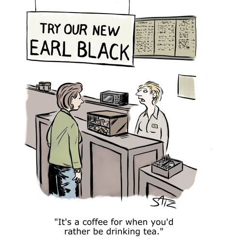"It's a coffee for when you'd rather be drinking tea."