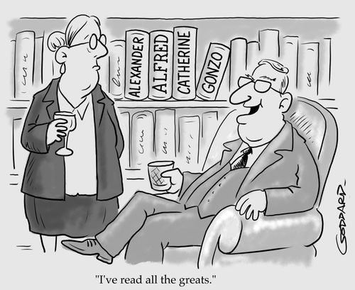 "I've read all the greats."