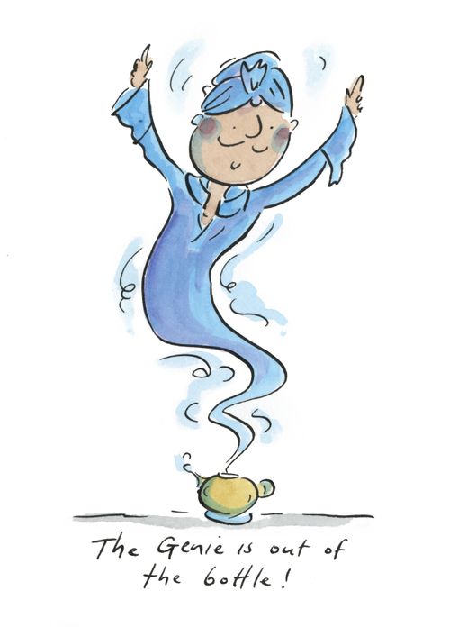 The genie is out of the bottle!