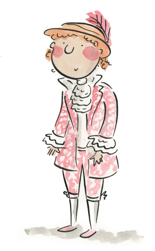 Boy with jabot