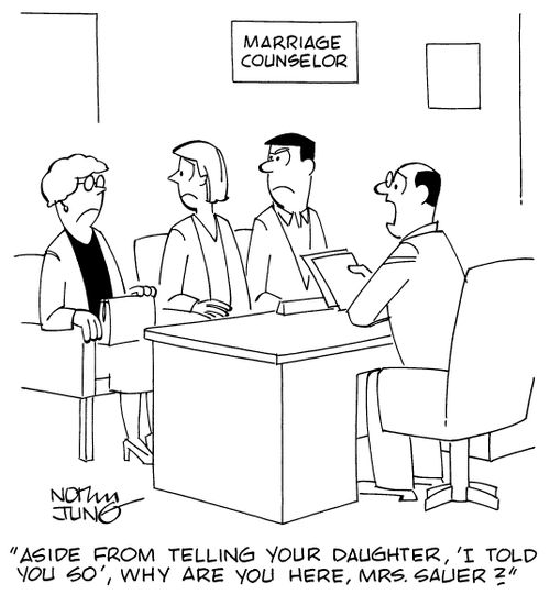 "Aside from telling your daughter, 'I told you so', why are you here, Mrs. Sauer?"
