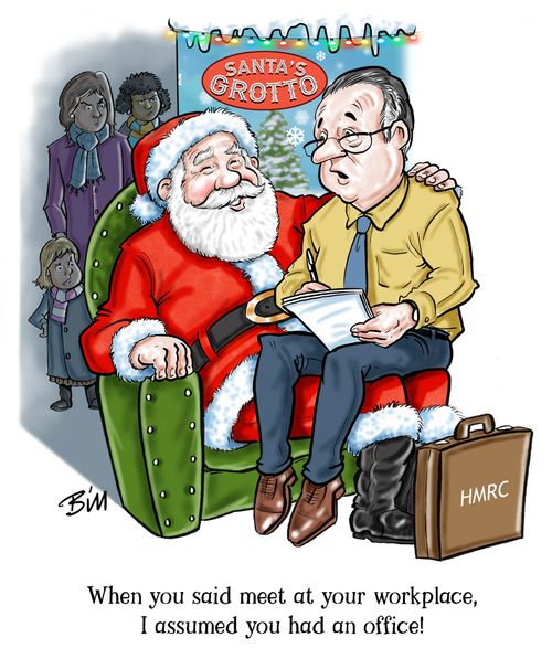 "When you said meet me at your workplace, I assumed you had an office!"