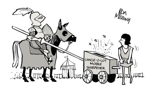 Jousting: Lance-O-Lot Mobile Sharpener