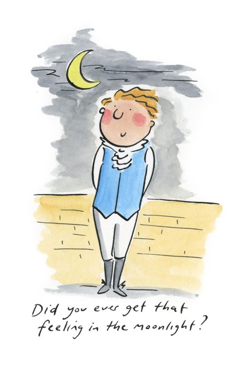 Did you ever get that feeling in the moonlight?