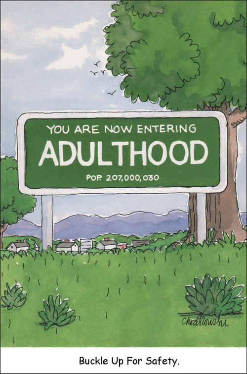 You Are Now Entering Adulthood