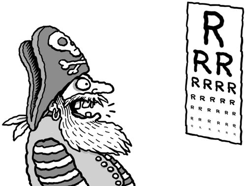 Pirate eye test