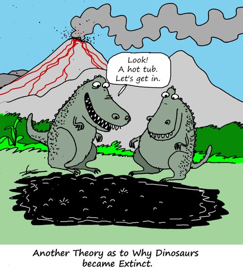 Another Theory as to Why Dinosaurs became Extinct.