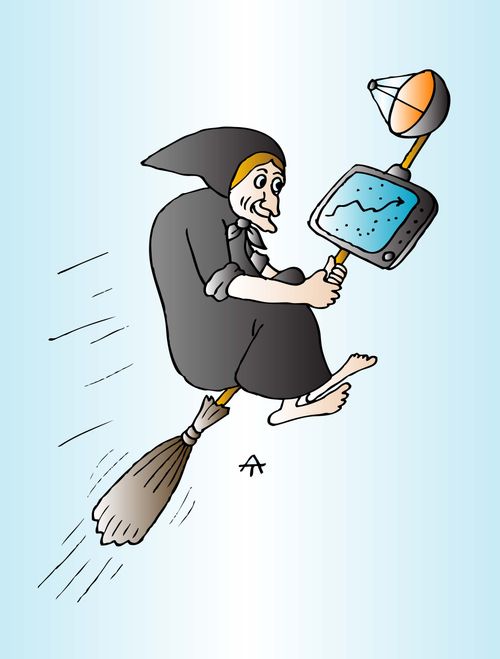 Witch with sat nav