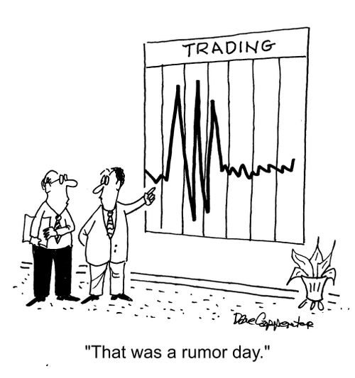"That was a rumor day."