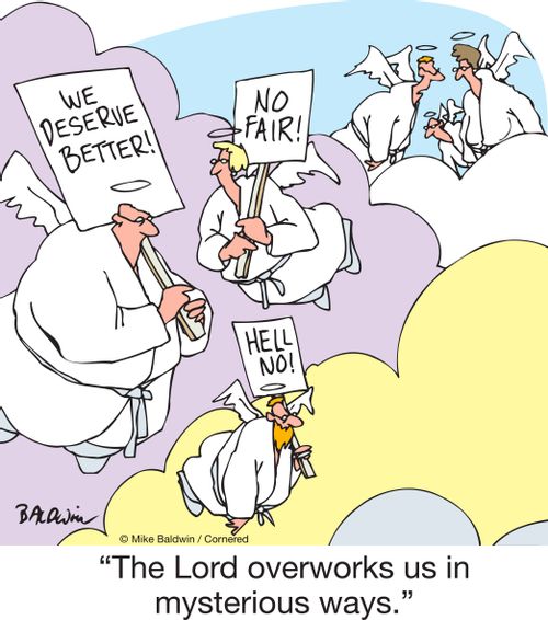 "The Lord overworks us in mysterious ways."