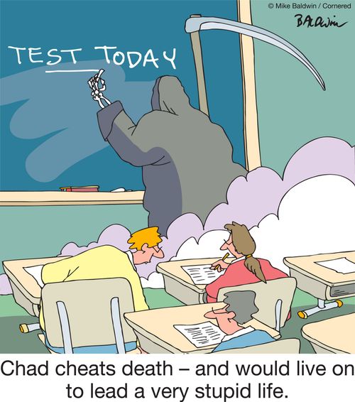Chad cheats death – and would live on to lead a very stupid life.