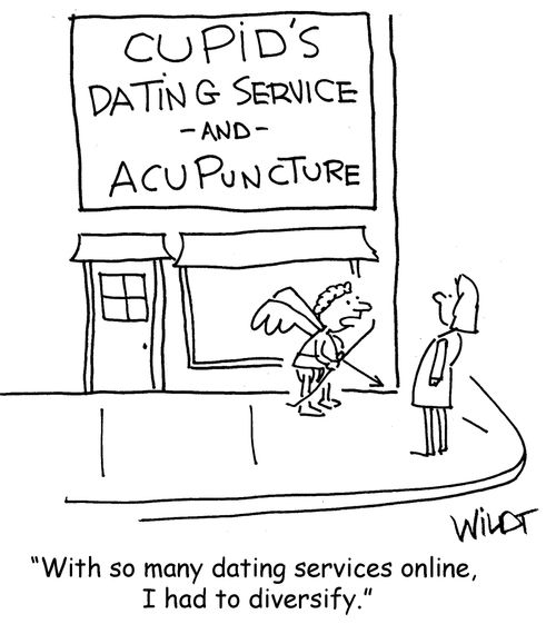 "With so many dating services online, I had to diversify."