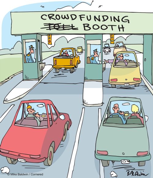 Crowd Funding Toll Booth.