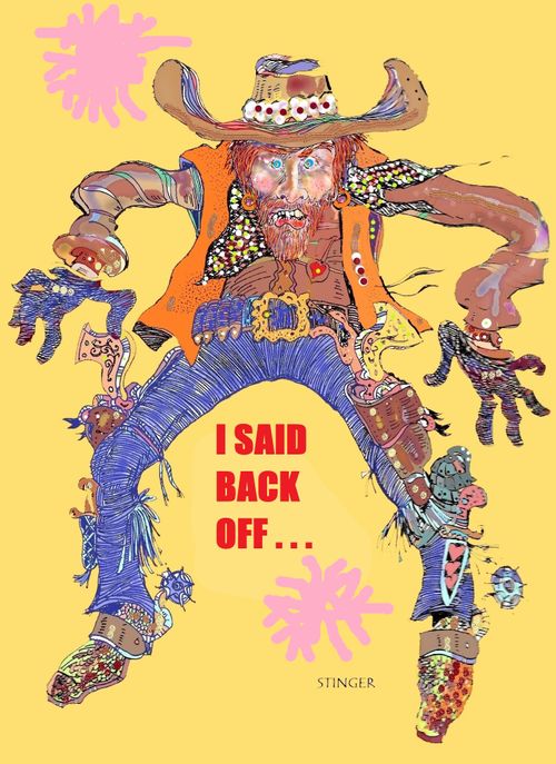 "I said back off. . ."