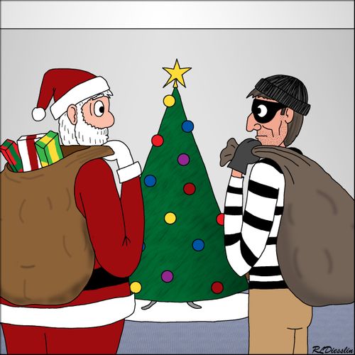 Santa and a Robber