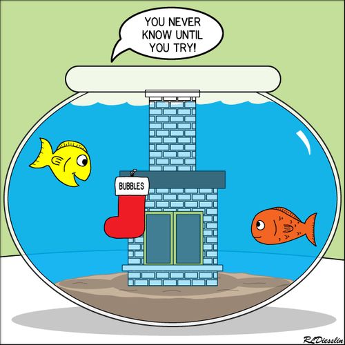"You never know until you try!"
