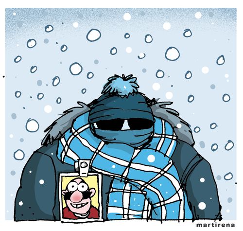 Very low temperatures in the world