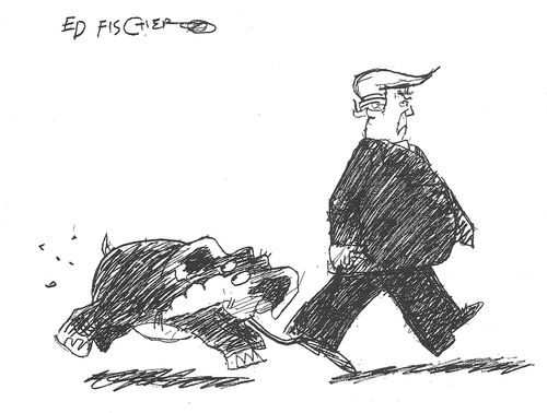 Trump walking