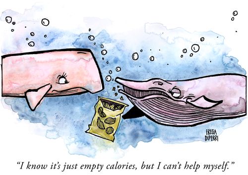 "I know it's just empty calories, but I can't help myself."