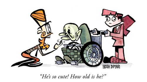 "He's so cute! How old is he?"