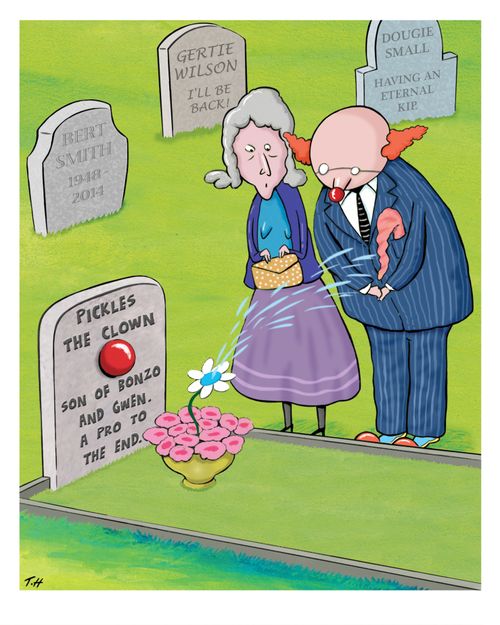 Pickles the Clown: Son of Bonzo and Gwen. A Pro to the End.