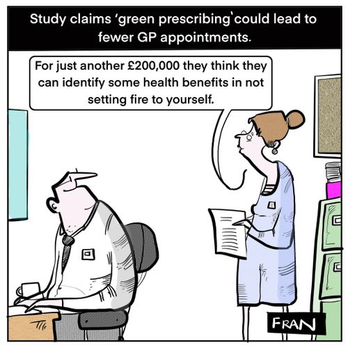 Study claims 'green prescribing' could lead to fewer GP appointments.