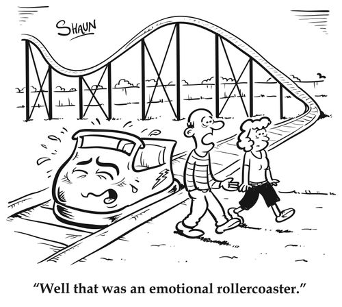 "Well that was an emotional rollercoaster."