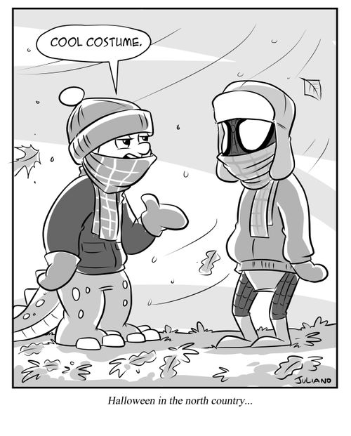 Halloween In The North Country. . .
