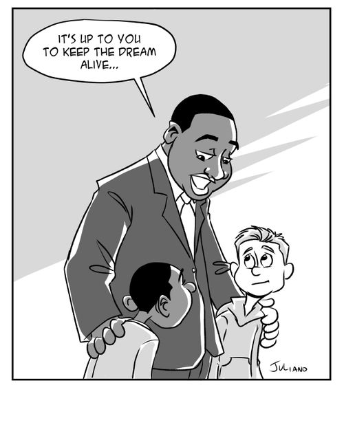 "It's up to you to keep the dream alive..."