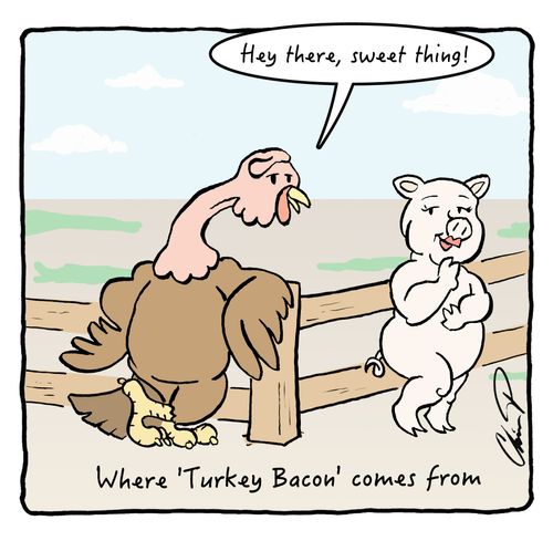 Where 'Turkey Bacon" Comes From