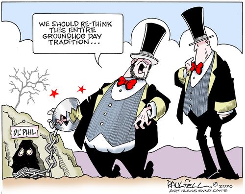 "We should re-think this entire groundhog day tradition. . ."