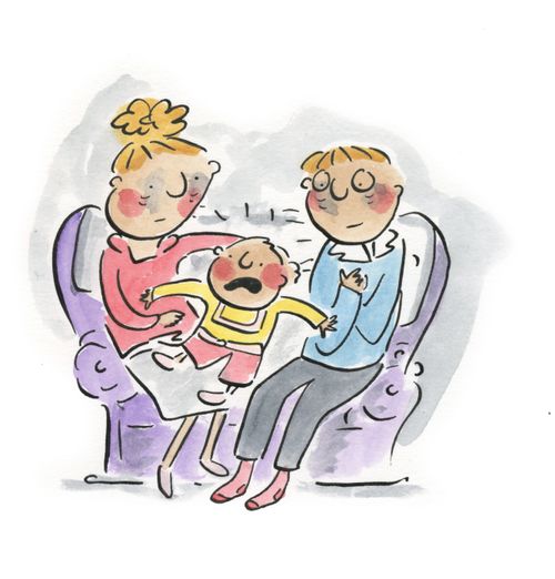 Tired parents