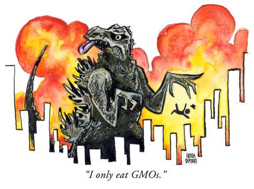 "I only eat GMOs."