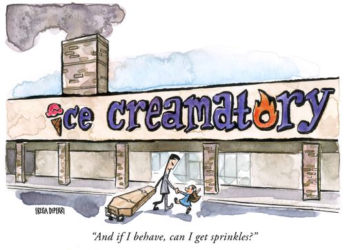 "And if I behave, can I get sprinkles?"