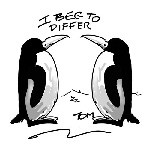 "I be to differ."