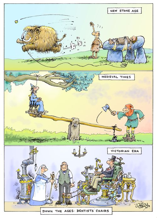 Dentists' chairs down the ages