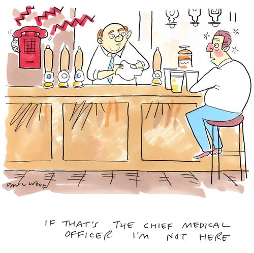 "If that's the chief medical officer I'm not here."