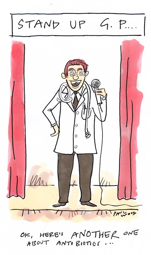 "Ok, here's another one about antibiotics. . ."