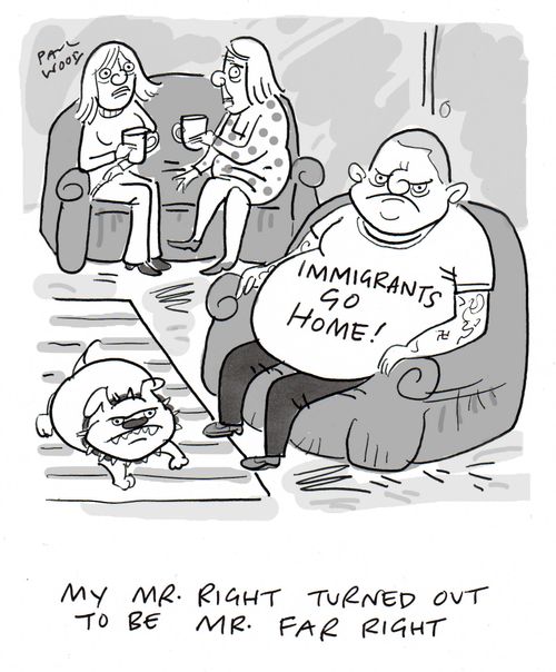 "My Mr. Right turned out to be Mr. Far Right."