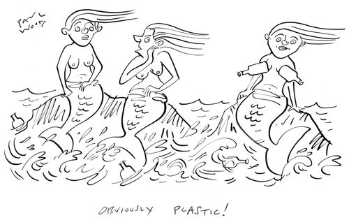 "Obviously plastic!"