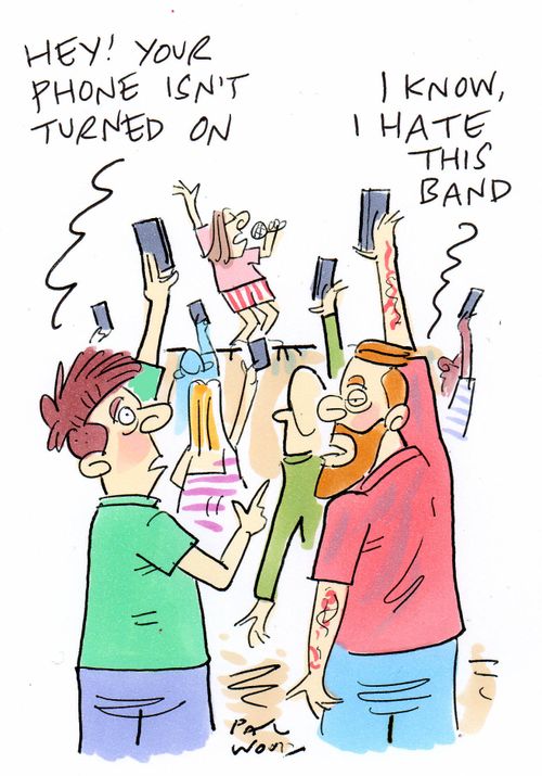 "Hey! Your phone isn't turned on."