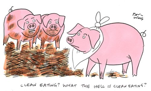 "Clean eating? What the hell is clean eating?"