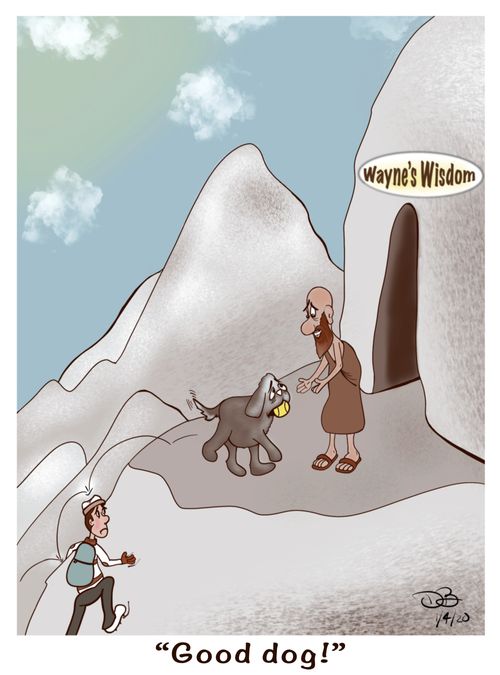 "Good dog!"