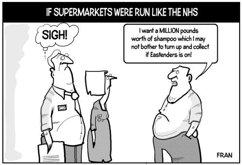 If Supermarkets were run like the NHS