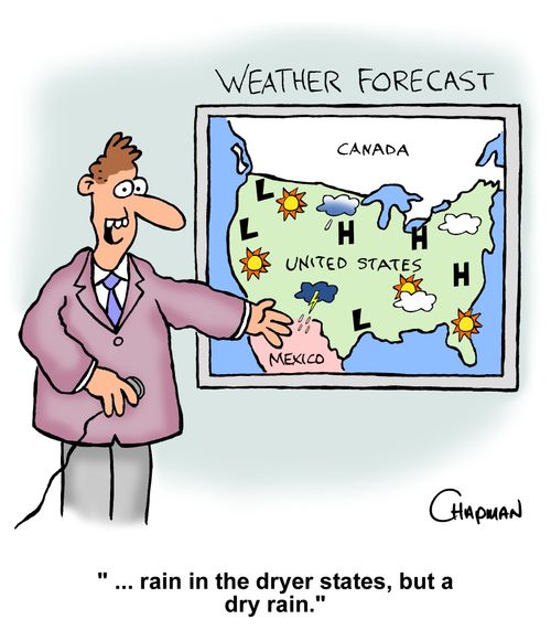 ". . . rain in the dryer states, but a dry rain."