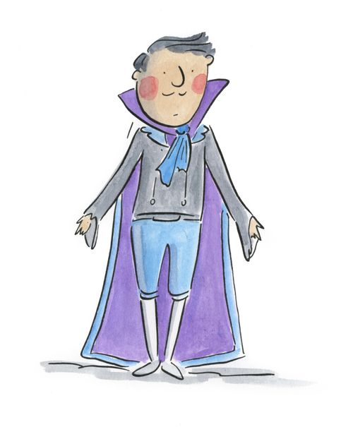 Purple cape